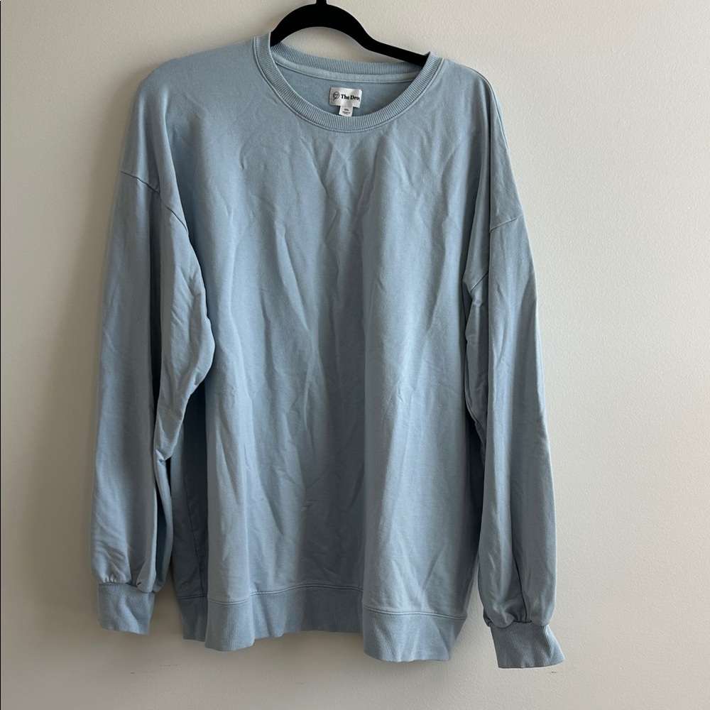 Sky Blue Crewneck Sweatshirt, The Drop, XXL